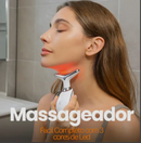 Massageador Portátil Beleza & Firmeza para Rosto e Pescoço – LED + Vibração + Fototerapia | Amaia Beleza