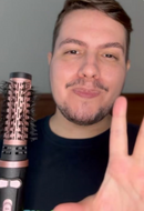 Escova Rotativa Modeladora Mondial Black Rose ERB-01 – Bivolt 127V/220V | Efeito Profissional – Amaia Beleza