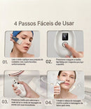 Massageador Portátil Beleza & Firmeza para Rosto e Pescoço – LED + Vibração + Fototerapia | Amaia Beleza