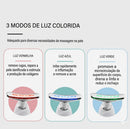 Massageador Portátil Beleza & Firmeza para Rosto e Pescoço – LED + Vibração + Fototerapia | Amaia Beleza