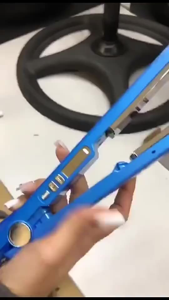 Chapinha Nano Titanium 450°F Amaia Beleza – Prancha Profissional Azul Bivolt com Tecnologia Iônica