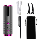 Modelador de Cabelo Automático Sem Fio Amaia Beleza – Cerâmica, USB, Bivolt | Cachos Perfeitos em Minutos |