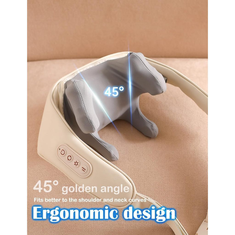 Massageador lombar pescoço Colete Shiatsu Massageador Cervical Ombros Lombar Pescoço Infravermelho Elétrico Bivolt