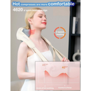 Massageador lombar pescoço Colete Shiatsu Massageador Cervical Ombros Lombar Pescoço Infravermelho Elétrico Bivolt