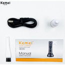 Kemei Aparador Elétrico De Bolas De Cabelo À Prova D'água Corpo Pubic Dock Groomer Lâmina De Cerâmica Recarregável 1840