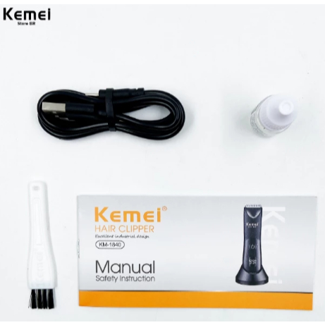 Kemei Aparador Elétrico De Bolas De Cabelo À Prova D'água Corpo Pubic Dock Groomer Lâmina De Cerâmica Recarregável 1840