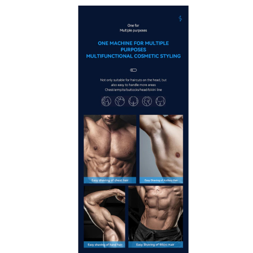 Kemei Aparador Elétrico De Bolas De Cabelo À Prova D'água Corpo Pubic Dock Groomer Lâmina De Cerâmica Recarregável 1840