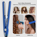 Chapinha Nano Titanium 450°F Amaia Beleza – Prancha Profissional Azul Bivolt com Tecnologia Iônica