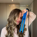 Chapinha Nano Titanium 450°F Amaia Beleza – Prancha Profissional Azul Bivolt com Tecnologia Iônica