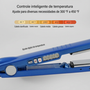 Chapinha Nano Titanium 450°F Amaia Beleza – Prancha Profissional Azul Bivolt com Tecnologia Iônica