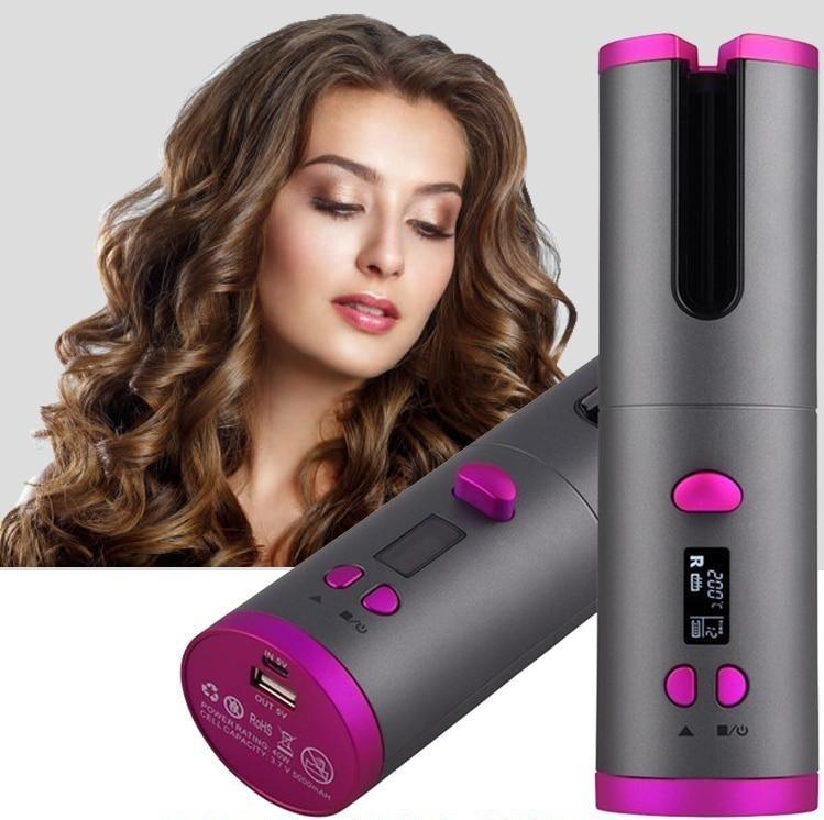 Modelador de Cachos Sem Fio Auto-Curler – Cachos Perfeitos em Minutos | Amaia Beleza