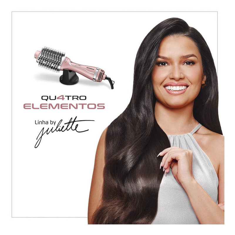 Escova Secadora e Alisadora Mondial ES-JU-01 Bivolt 1200w