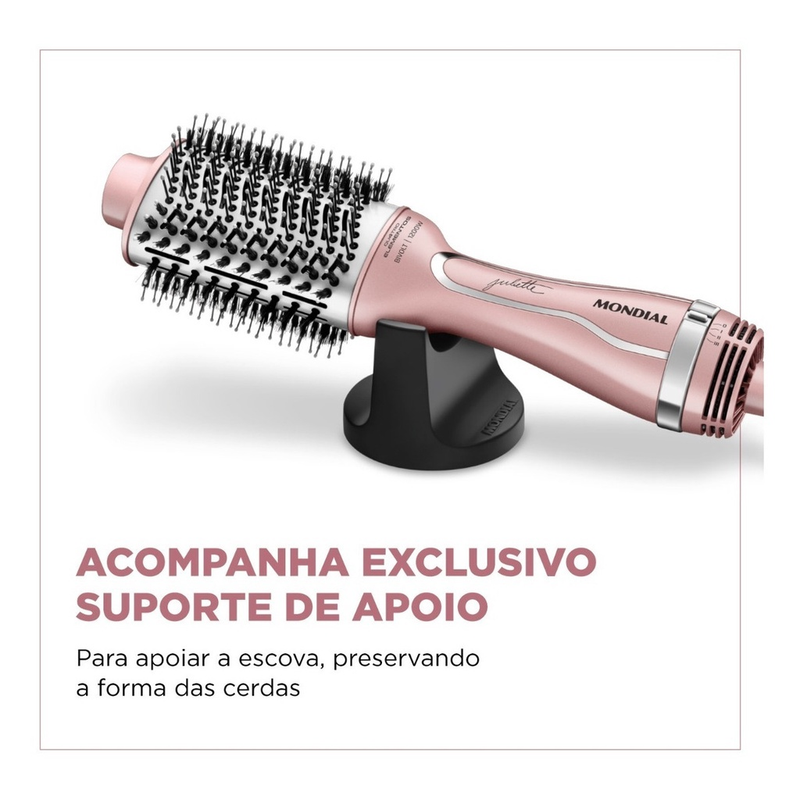 Escova Secadora e Alisadora Mondial ES-JU-01 Bivolt 1200w