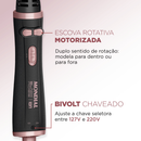 Escova Rotativa Modeladora Mondial Black Rose ERB-01 Bivolt 127V/220V