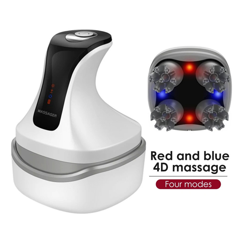 Massageador Elétrico De Couro Cabeludo À Prova D'água Ipx7