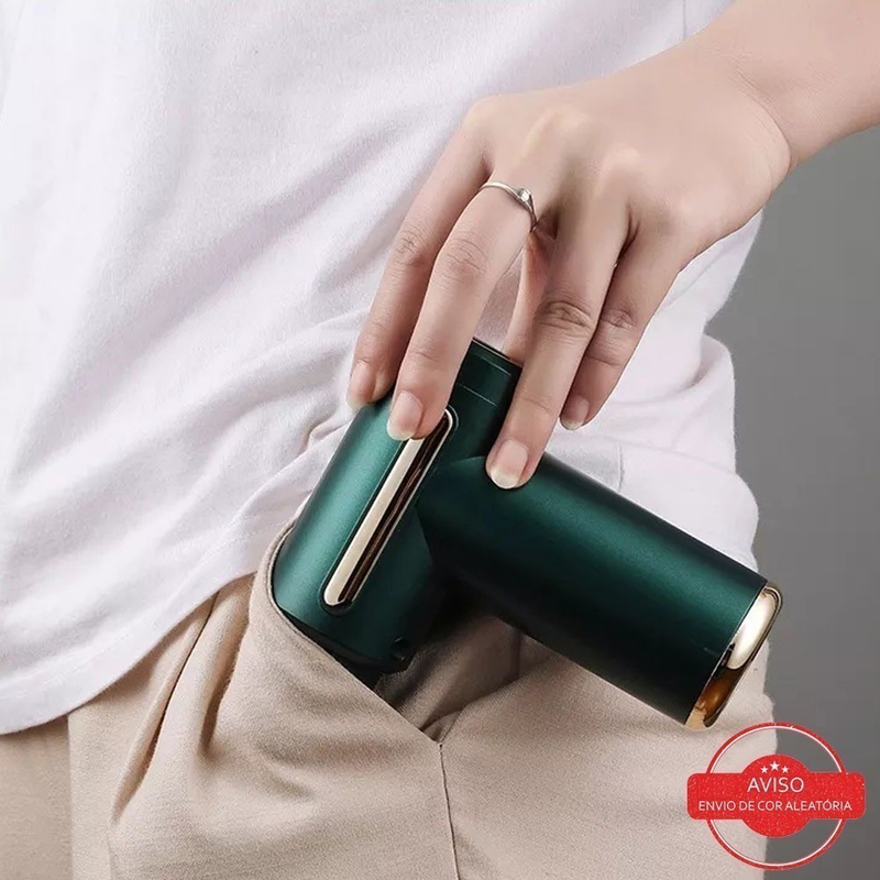 Pistola de massagem elétrica, massageador de tecidos profundos