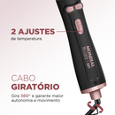 Escova Rotativa Modeladora Mondial Black Rose ERB-01 Bivolt 127V/220V