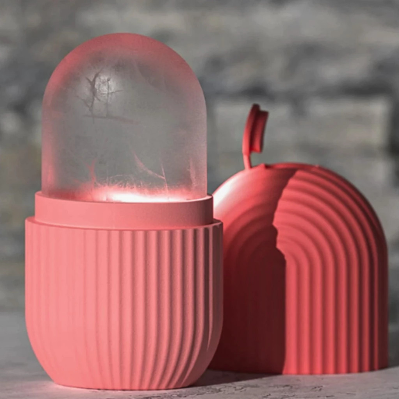 Massageador Ice Rolo Para Rosto Material de Silicone Tratamento de Poros e Rugas