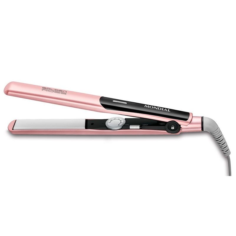 Prancha Chapinha Alisadora cabo giratório Golden Rose P-20 Mondial