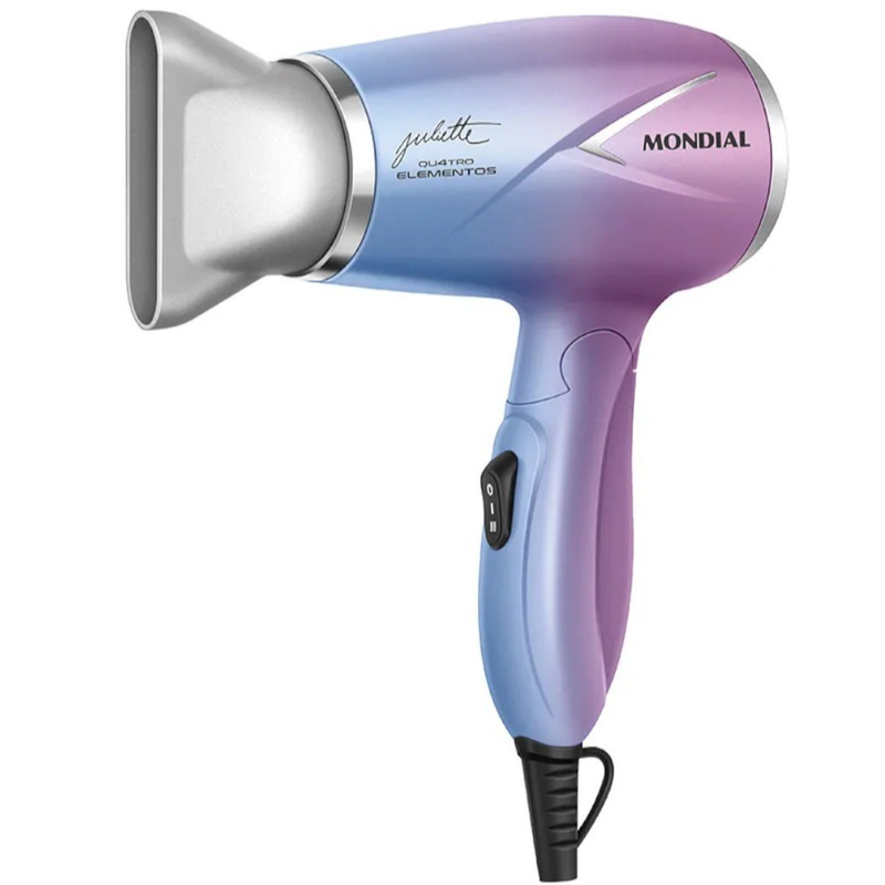 Secador de cabelo 1200W Duo Colors 4 Elementos By Juliette - SCT-JU-03 Mondial