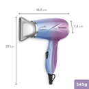 Secador de cabelo 1200W Duo Colors 4 Elementos By Juliette - SCT-JU-03 Mondial