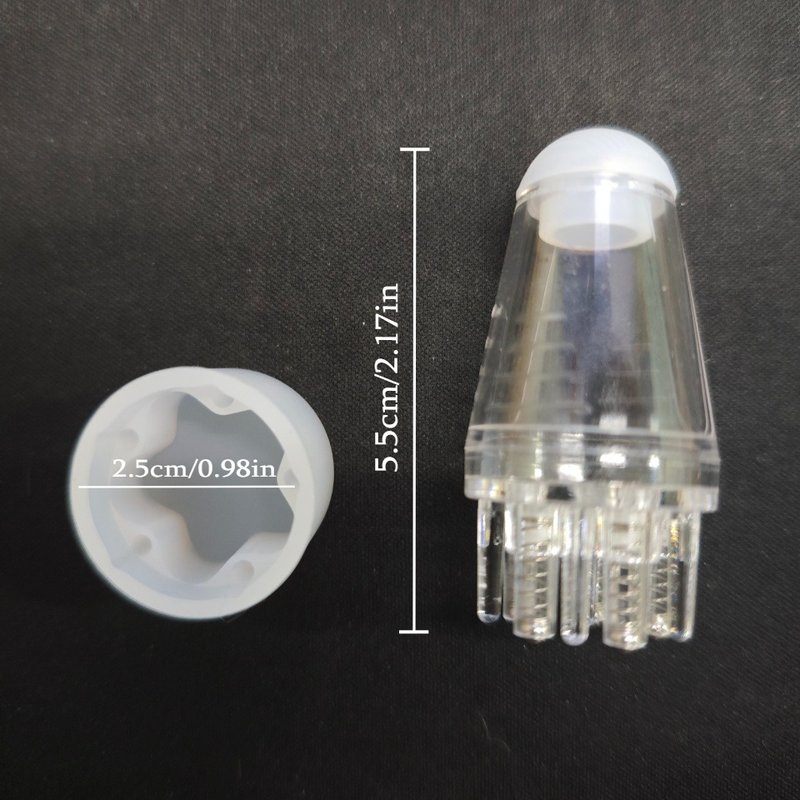 Aplicador De Couro Cabeludo Essência Crescimento Do Cabelo Bola Líquida Massagem Cabeça Guia Líquido Pente Acessórios Mé